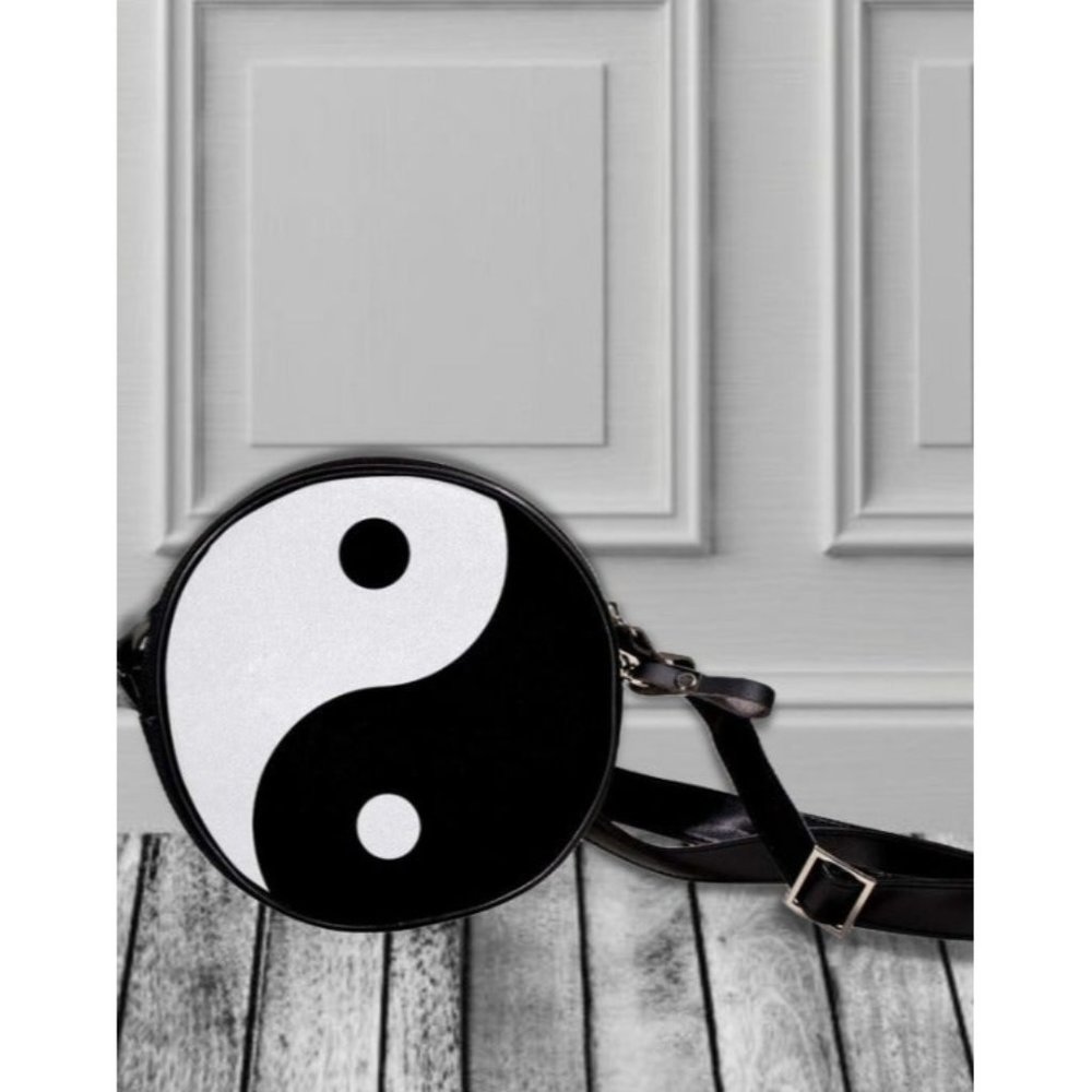 NOVELTY YIN YANG CROSSBODY SHOULDER BAG PURSE FOR WOMEN TRENDING